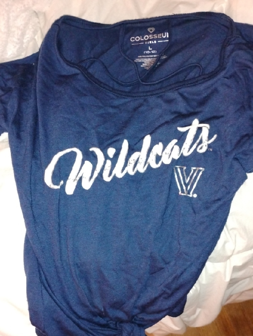 Colosseum Navy Wildcats Graphic Tee